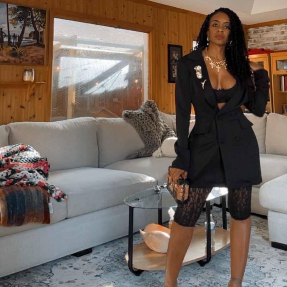 Black Blazer Dress